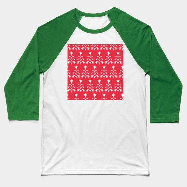 Christmas fir trees Baseball T-Shirt by katerinamk